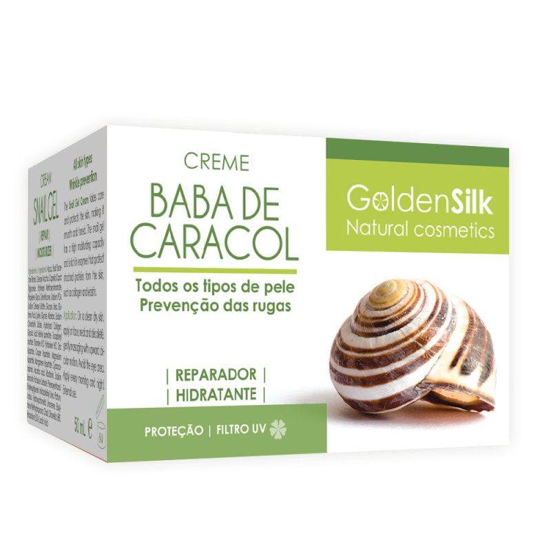 Creme Baba de Caracol GoldenSilk® – Reparador e Hidratante | 50 ml